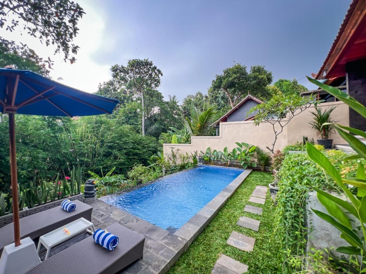 Aris House Private Pool Villa Ubud  Bagian luar foto